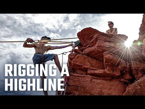 Видео: BeAlive — Установка слэклайна — Установка хайлайна