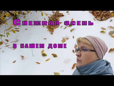 Видео: Снежная осень в нашем доме