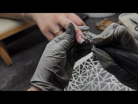 Видео: Процесс маникюра, Гель + стемпинг ✅