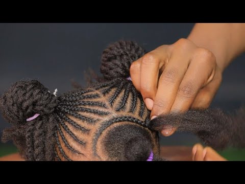 Видео: Учебное пособие по созданию натуральных косичек для детей || Очень эффективное средство для защит...