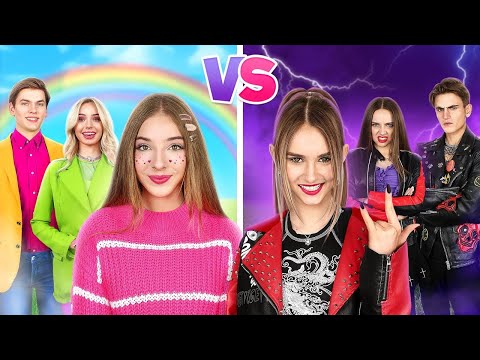 Видео: Хорошая Семья VS Плохая Семья || Бедные VS Богатые Родители