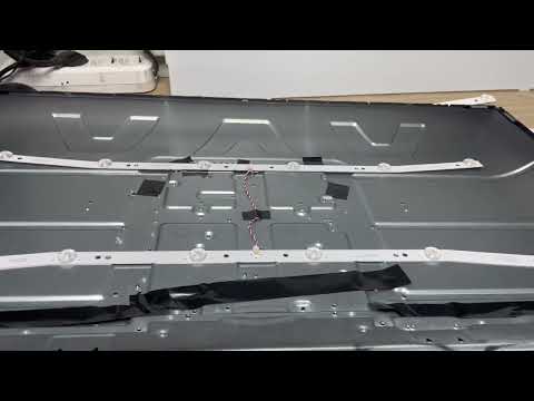 Видео: Телевизор витязь звук есть изображения нет, замена подсветки