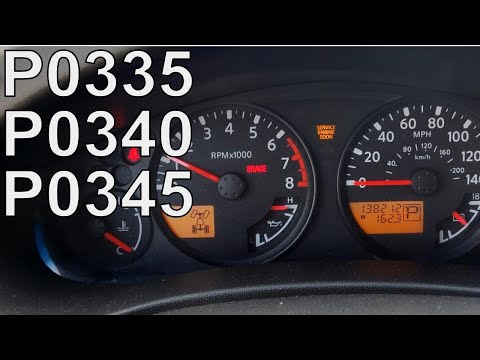 Видео: Замена датчиков положения коленвала и распредвала... Nissan Xterra Offroad 2006 года