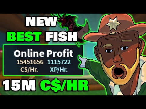 Видео: НОВАЯ ЛУЧШАЯ РЫБКА ДЛЯ АКВАРИУМА, НА КОТОРОЙ МОЖНО ЗАРАБОТАТЬ МИЛЛИОНЫ В FISCH Roblox...
