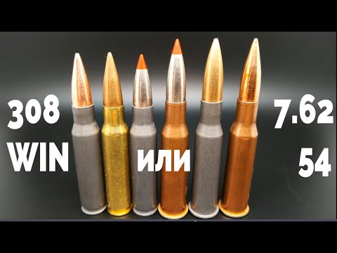 Видео: 308 WIN ИЛИ 7.62 х 54 ЧТО ВЫБРАТЬ ???