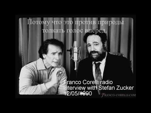 Видео: Франко Корелли о пении в маску/Franco Corelli about mask placement