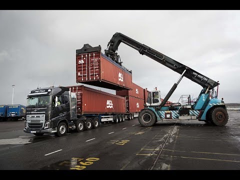 Видео: Volvo FH16 против 750 тонн