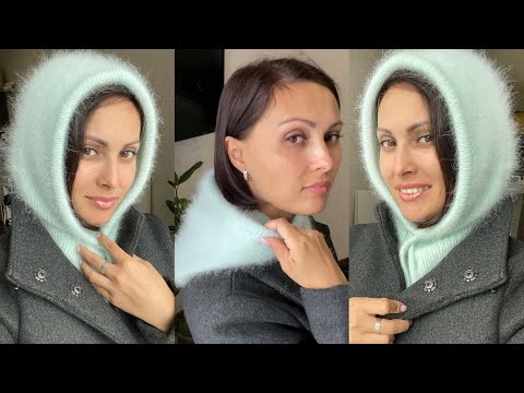 Видео: Капюшон капор спицами с расчетом #hood_smetana