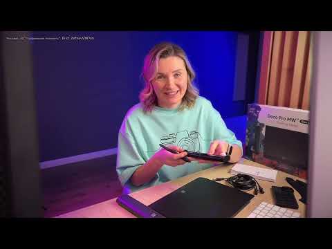 Видео: Обзор графического планшета XPPen Deco Pro (2-го поколения)