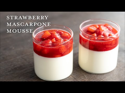 Видео: [ Клубничный мусс с маскарпоне ]. Шеф-повар Патисье учит вас