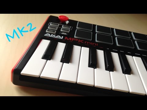 Видео: Akai MPK mini mk2 Обзор. Обзор миди клавиатуры