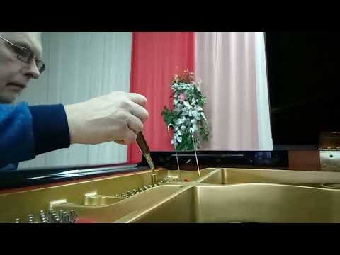 Видео: Настройка рояля YAMAHA.