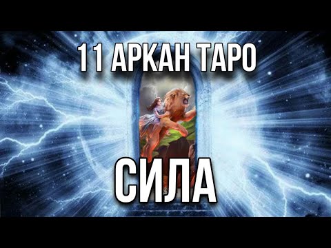 Видео: СИЛА карта таро, 11 старший аркан. Инициация в архетип таро Сила.