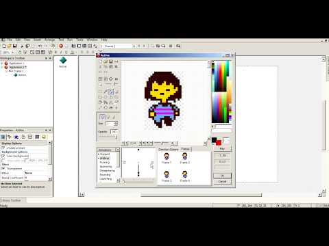 Видео: Как сделать Пародию на Андертейл в ClickTeam Fusion 2.5 #1 - Стены, игрок и переход между комнатами