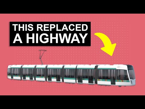 Видео: Почему Париж снес шоссе, чтобы построить трамвай