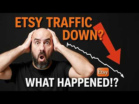 Видео: Вот почему сейчас такой ПЛОХОЙ трафик на Etsy! (Решения внутри)