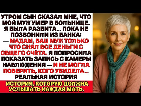 Видео: ПОЗВОНИЛИ ИЗ БАНКА:— ВАШ МУЖ СНЯЛ ВСЕ ДЕНЬГИ СО СЧЁТА.Я ОНЕМЕЛА… ВЕДЬ ОН УМЕР НЕСКОЛЬКО ЧАСОВ НАЗАД.