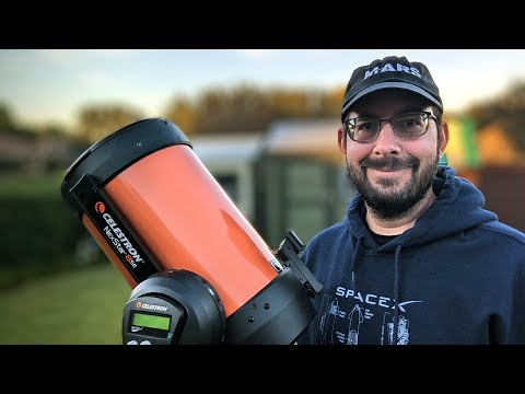 Видео: Как настроить и использовать Celestron NexStar 8se — первые шаги