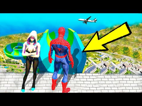 Видео: ЧЕЛОВЕК-ПАУК АКВАПАРКТАН СЕКІРДІ (GTA V)