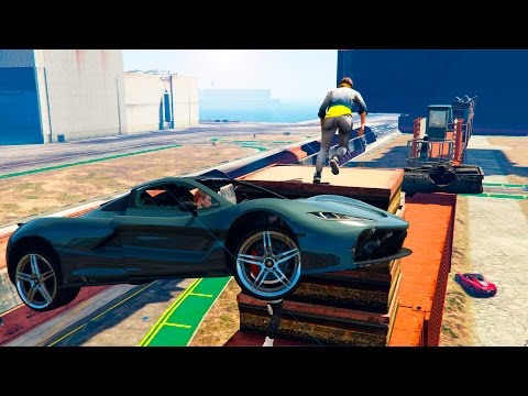 Видео: БЕЗУМНО ОПАСНАЯ ТРОПА СМЕРТИ (GTA 5 Смешные моменты)