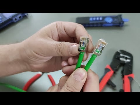 Видео: Разъем RJ 45 STP cat 5e/6, с двумя вставками - 6PG-HS22XZ