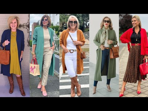 Видео: Актуальные идеи нарядов для женщин старше 60, 70, 80 лет / модные наряды 2025 года