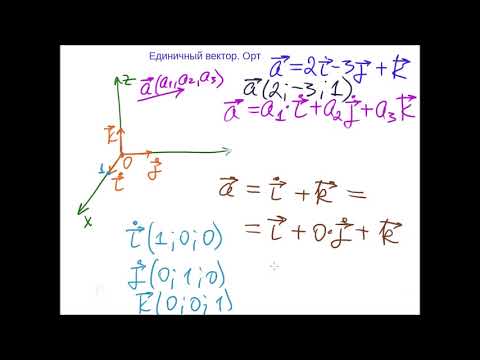 Видео: Единичный вектор