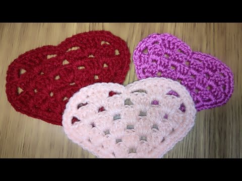 Видео: Сердце крючком.❤️