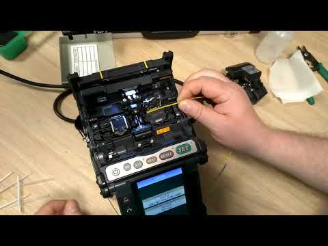 Видео: как паять оптику fujkura 80s