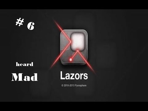 Видео: Lazors прохождение игры стаж 6 Mad 50-60 уровни