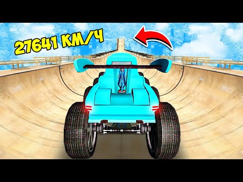 Видео: СПУСК БЕЗ ТОРМОЗОВ НА ВОСЬМИКОЛЁСНОМ ТОКИО МЭТРЕ ГИГАНТЕ ПО МЕГА ТРАМПЛИНУ 🌴 ГТА 5 МОДЫ РАЙЛЮХА