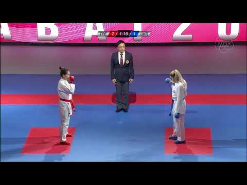Видео: Каратэ. Рабат-2019.Финал. Анжелика Терлюга - Вейн