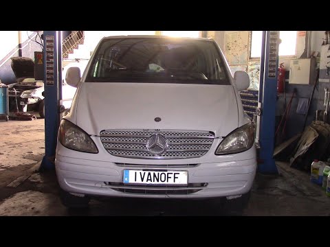 Видео: Тот самый цыган Mercedes Vito 115CDI 2004 Замена помпы