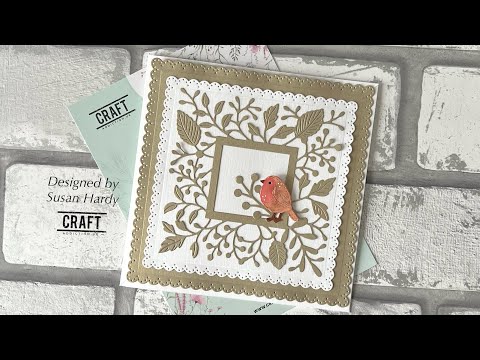 Видео: Простая ..Рождественская мольбертная открытка # Craftaddictionuk# Код купона ..Susan5
