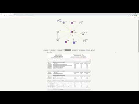 Видео: BD9. Как искать информацию о взаимодействии белков при помощи STRING