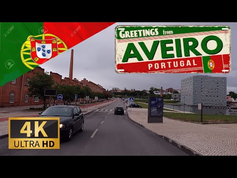 Видео: ВОЖДЕНИЕ АВЕЙРО, Португальская Венеция, Регион Авейру, ПОРТУГАЛИЯ I 4K 60 кадров в секунду