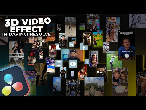 Видео: Создайте эффект плавающего 3D-видео в DaVinci Resolve!