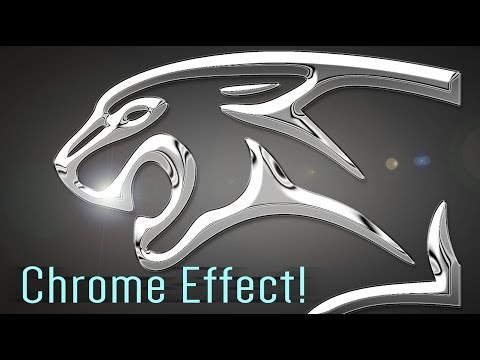 Видео: Photoshop: как превратить любую фигуру в ХРОМ!