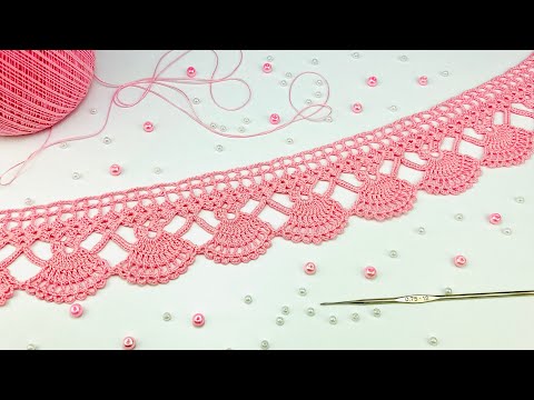 Видео: Кружево "Нежность" вязание крючком КАЙМА мастер-класс ЛЕНТОЧНОЕ КРУЖЕВО Crochet ribbon lace