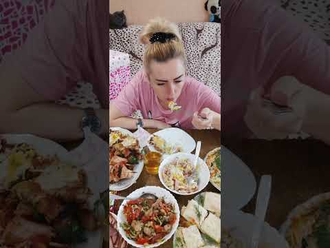 Видео: Мукбанг завтрак после праздника ❤️