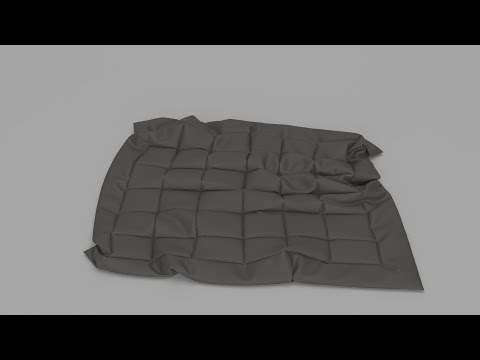 Видео: моделирование одеяла с узорами в marvelous designer  в 3ds max