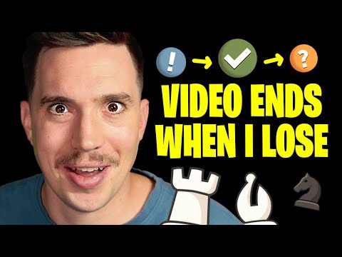 Видео: Я продолжаю играть в шахматы, пока не проиграю партию