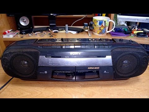 Видео: Магнитола на кухню "Sony CFS-W329S"