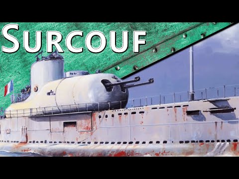 Видео: Только История: подводная лодка Surcouf