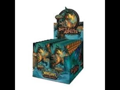 Видео: Распаковка World of Warcraft TCG Battle of the Aspects Treasure Display DROP??? Unboxing