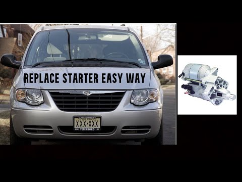 Видео: Замена стартера Chrysler Town & Country / Dodge Caravan