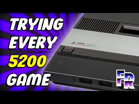 Видео: Библиотека Atari 5200 (1982) | Пробуем все 69 игр