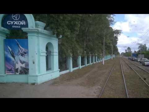 Видео: Трамвай Комсомольска-на-Амуре. Маршрут № 5. Часть 1 / Tram of Komsomolsk-on-Amur. Route 5. Part 1