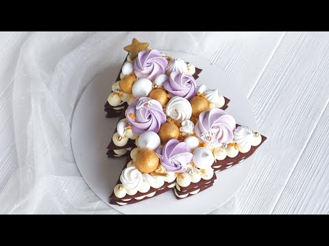 Видео: Торт ЕЛКА | Медовый торт | Шоколадные коржи для ТОРТА ЦИФРА | Новогодний торт | NUMBER CAKE