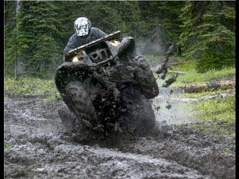 Видео: Ямаха гризли 660. Разведка мест для рыбалки.